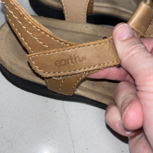 Earth Origins Sellie Strappy Sandal Tan Size 9 - Picture 5 of 11